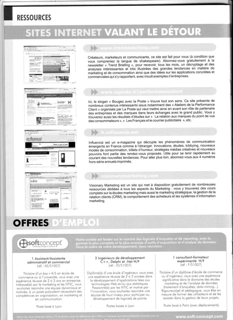 Soft concept distingue Visionary Marketing pour son travail