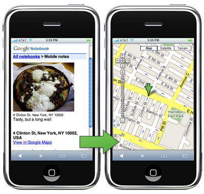 Google Maps on iPhone