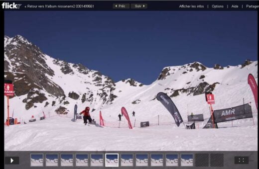 street-marketing Flickr, Verbier et Nissan : street marketing sur les skis