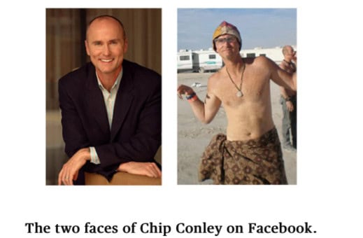 Chip Conley's Burning Man story or the dark side of social media