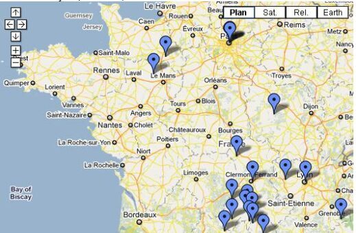 Zevillage cartographie télécentres et centres de coworking