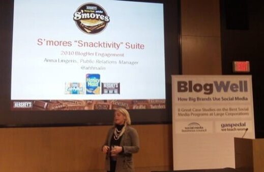 The Hershey Company on bloggers: smart doesn't mean big