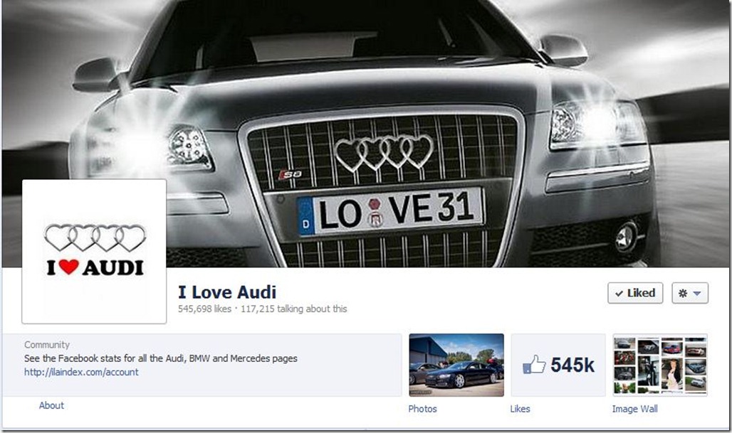 audi fans facebook
