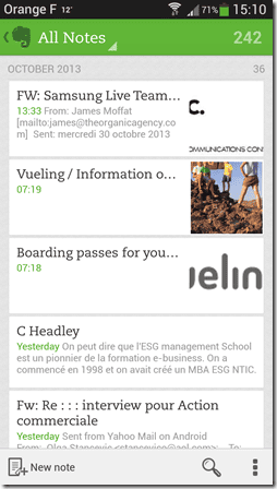 Un guide en images de mon bureau portable - Samsung Galaxy S4