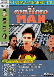 Les personnages de Super Content Man ( ROI )