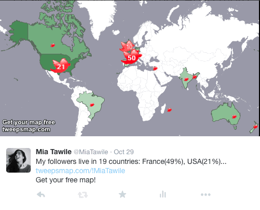 Twitter map