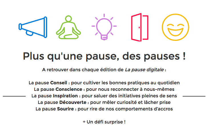 La pause digitale