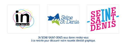 marque territoriale L'un de ces trois logos ci-dessus deviendra le symbole de la marque In Seine Saint Denis.
