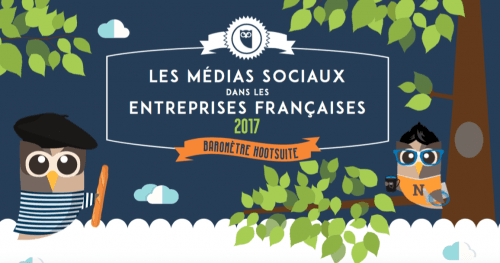 Baromètre médias sociaux Hootsuite Visionary Marketing 
