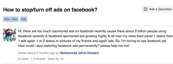 Facebook news feed