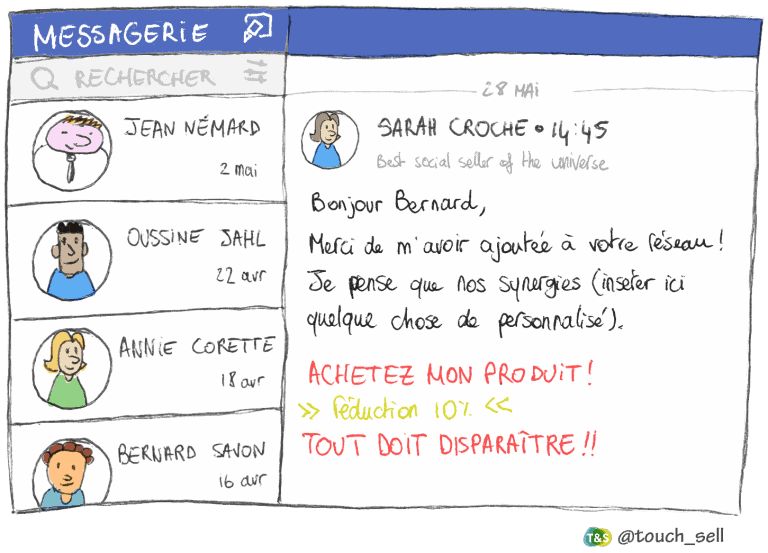 Le social selling expliqué à mon directeur commercial