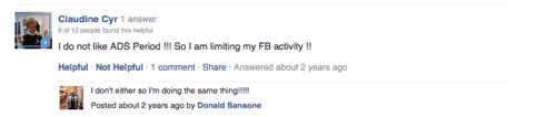 Facebook capture d'écran
