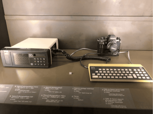 Le système photographique numérique Kodak DCS de 1991