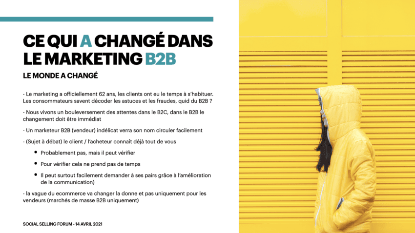 Monde et clients ont changé, il faut changer le marketing B2B !
