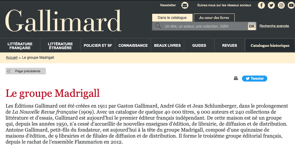Groupe Madrigall