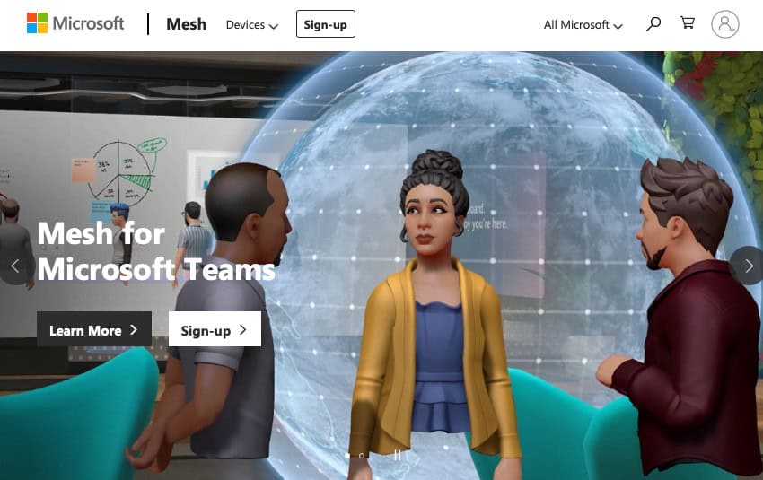 B2B Metaverse - Microsoft Mesh