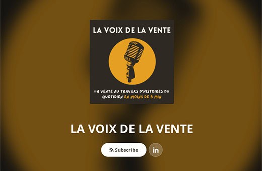 La voix de la vente