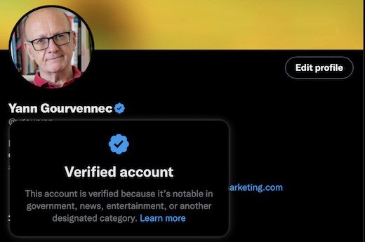 Verified account