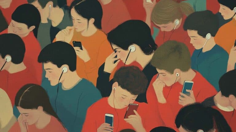 Une étude montre que les digital natives n'existent pas - Midjourney a une vision plutôt dystopique des natifs du numérique qui est loin de la réalité. On a eu chaud...