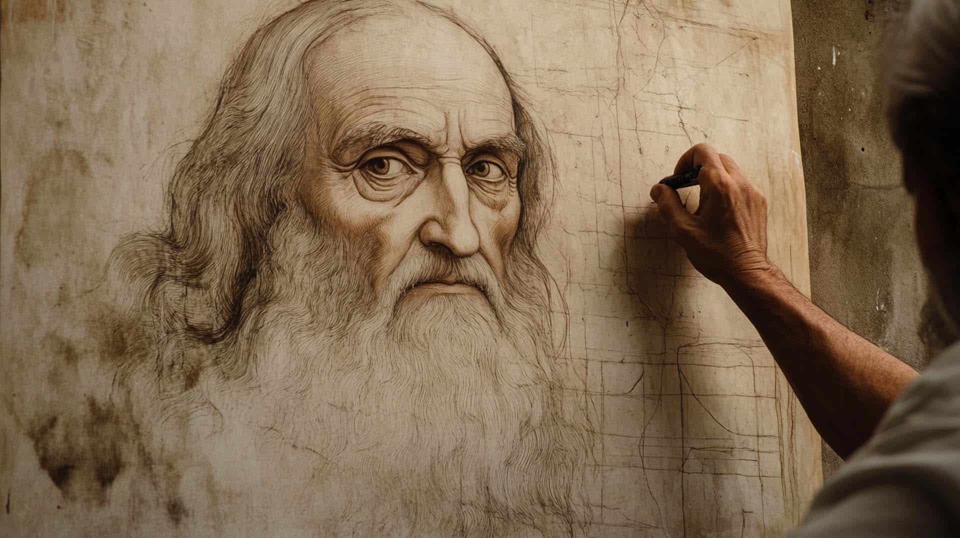 Social media visuals designed by Leonardo da Vinci? Anything is possible with Midjourney, but not sure it's a good thing, though.