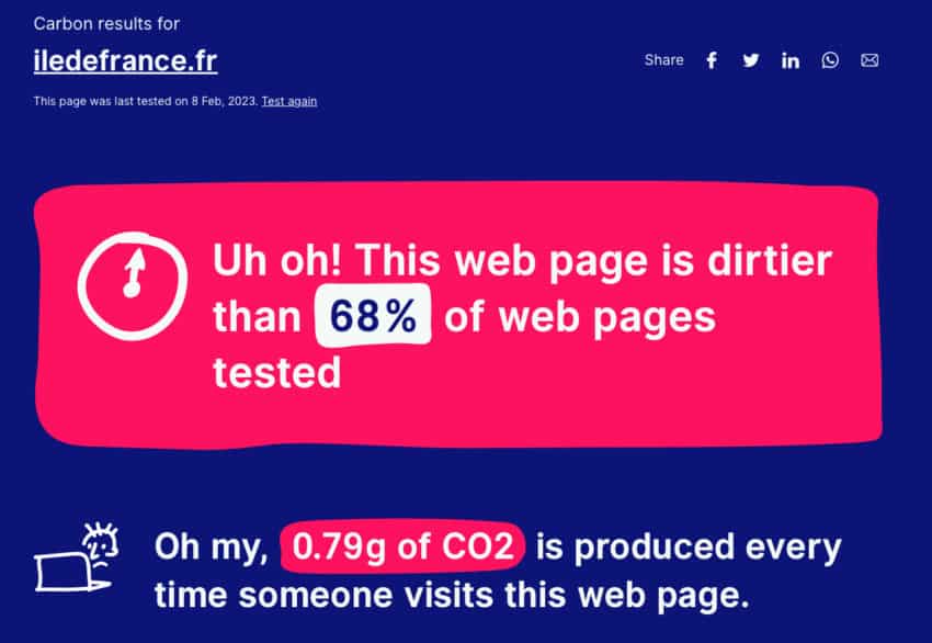 eco conception Web
