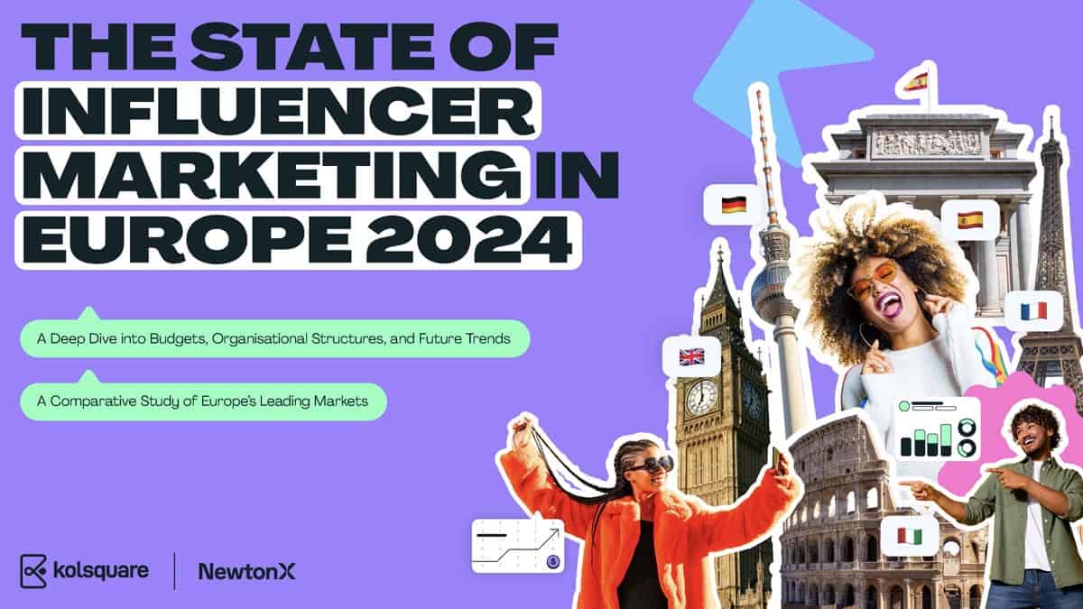 The Kolsquare/NewtonX 2024 European survey show that Influencer Marketing has clearly become pivotal in the B2C marketing mix.